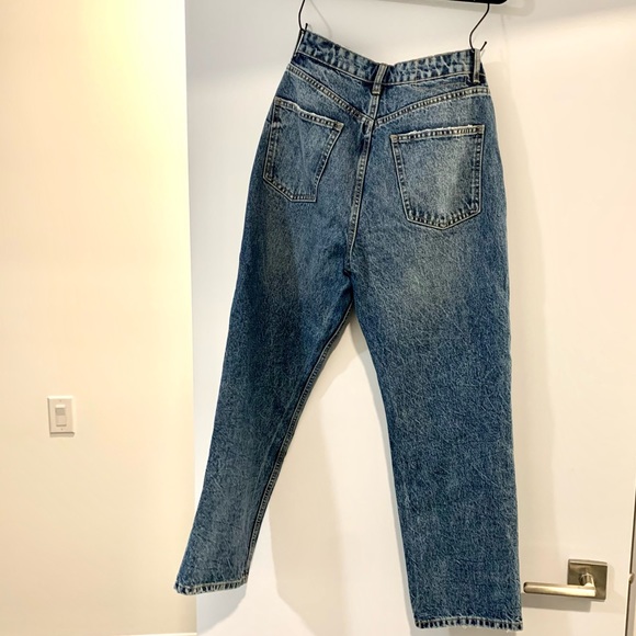 Zara High Rise Straight Jeans 6 - Picture 2 of 2
